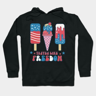 Tastes Like Freedom 4th of july Design Hoodie